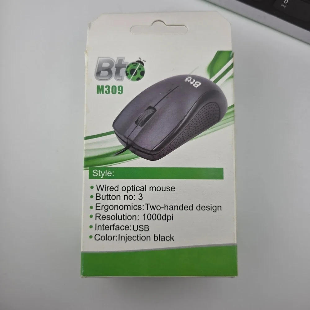 BT Wired‎ Optical Mouse and Keyboard Set USB Full Size